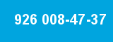 926 008-47-37